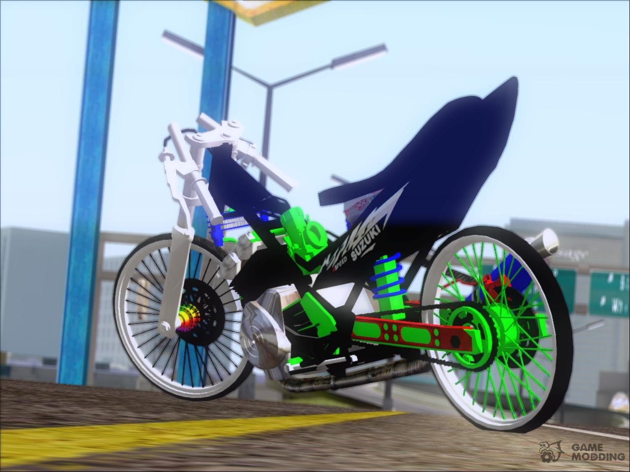 Mod Bussid Motor Drag